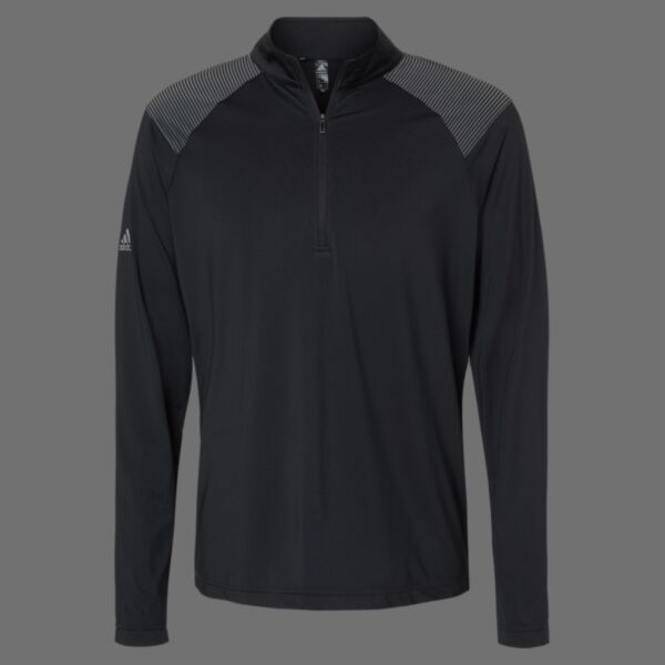 Men's Ultimate365 Lightweight Shoulder Stripe Quarter-Zip Pullover Thumbnail