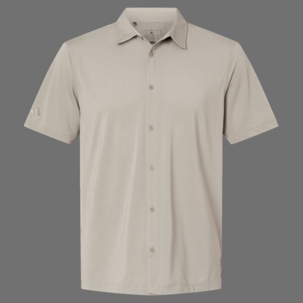 Men's Full Button Down Short Sleeve Shirt Thumbnail