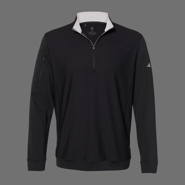 Men's Textured Quarter-Zip Pullover Thumbnail