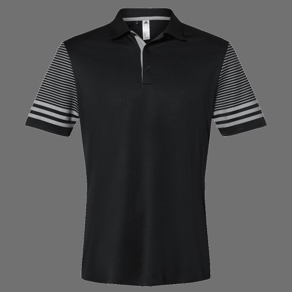 Men's Striped Sleeve Polo Thumbnail
