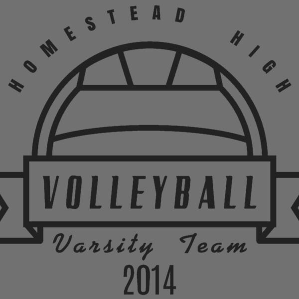 Volleyball Template DNT001 BW Thumbnail