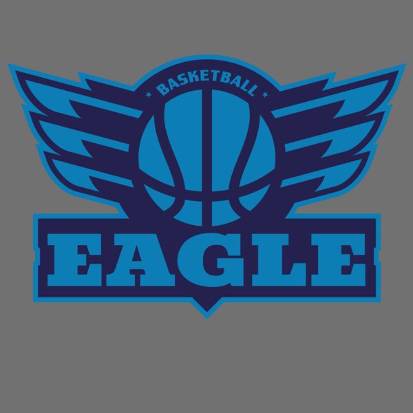 Eagle Basketball Logo Template Thumbnail