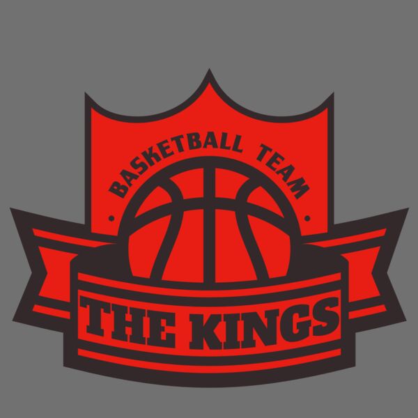 The Kings Basketball team Logo Template Thumbnail
