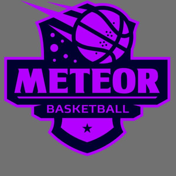 Meteor Basketball logo template Thumbnail