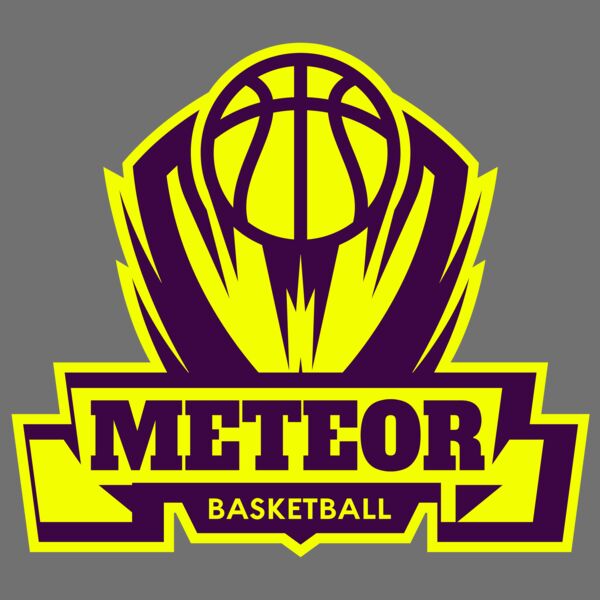 Meteor Basketball Logo Template Thumbnail