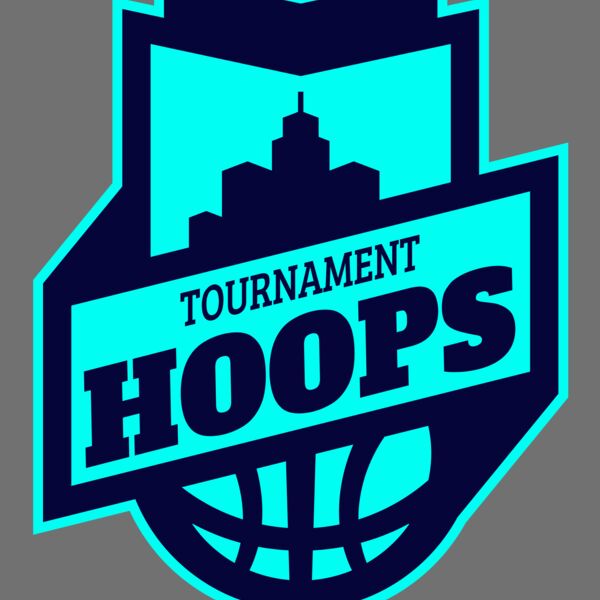 Hoops Tournament Basketball logo template Thumbnail