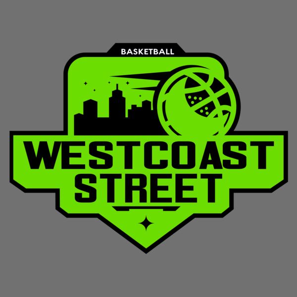 Westcoast Street Basketball logo template Thumbnail