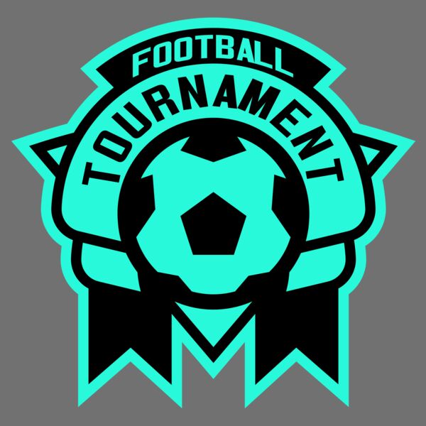 Tournament Football logo template Thumbnail