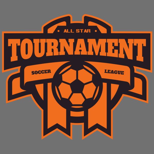 Tournament Soccer league logo template Thumbnail