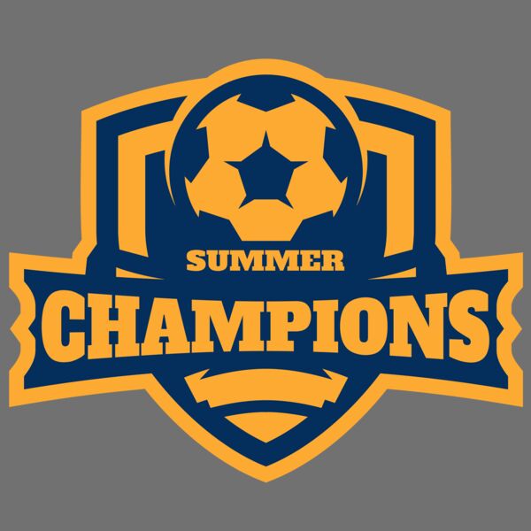 Champions Summer Soccer logo template Thumbnail