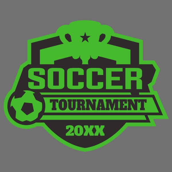 Soccer Tournament logo template 02 Thumbnail