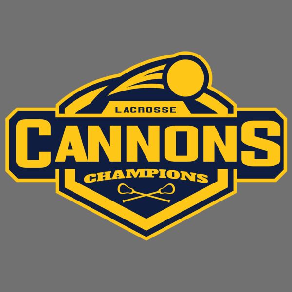 Cannons Champions Lacrosse Logo Template Thumbnail