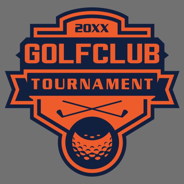Golf club Tournament logo template 02 Thumbnail