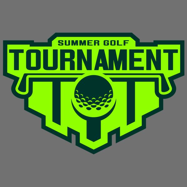 Tournament Summer golf logo template Thumbnail
