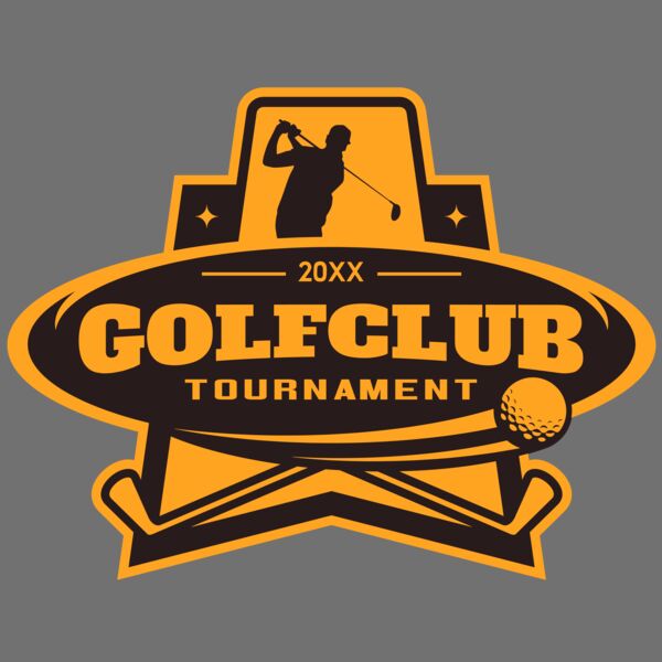 Golf club Tournament logo template 05 Thumbnail