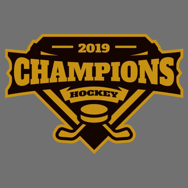 Champions Hockey logo template Thumbnail