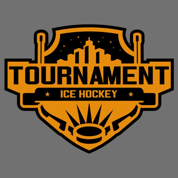 Tournament Ice Hockey logo template 02 Thumbnail