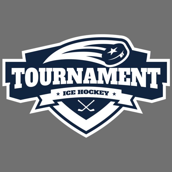 Tournament Ice Hockey logo template 02 Thumbnail