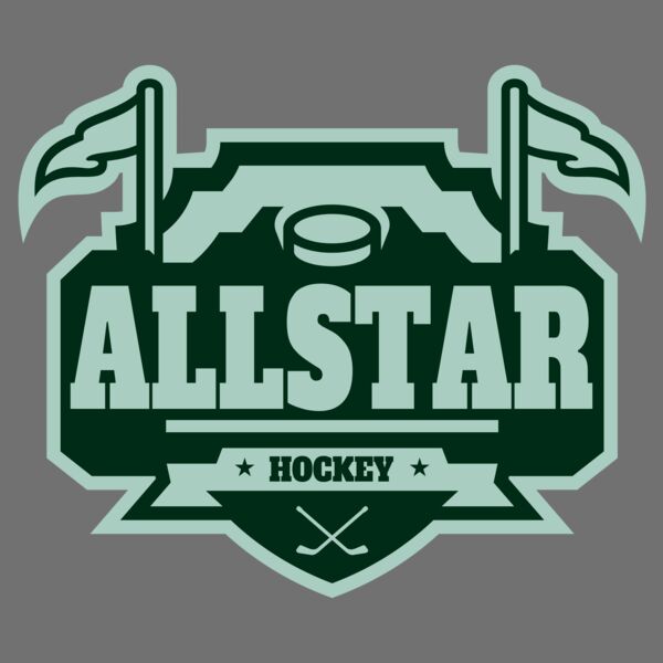 All Star Hockey Tournament logo template 02 Thumbnail