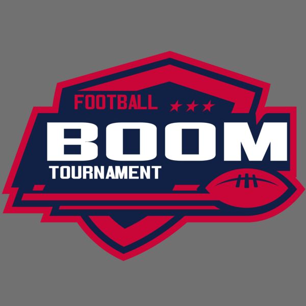 Boom Tournament Football logo template Thumbnail