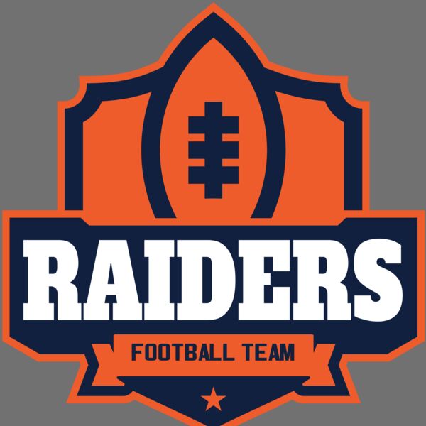 Raiders Football Team logo template Thumbnail