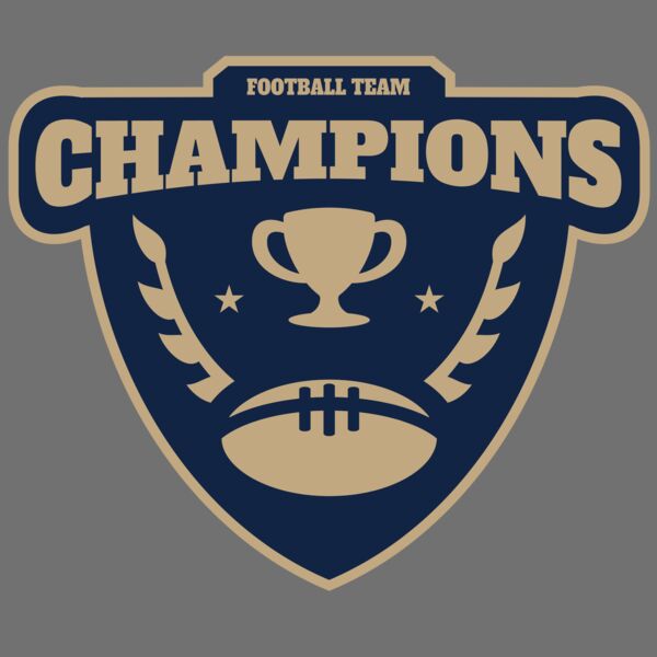 Champions Football Team logo template Thumbnail