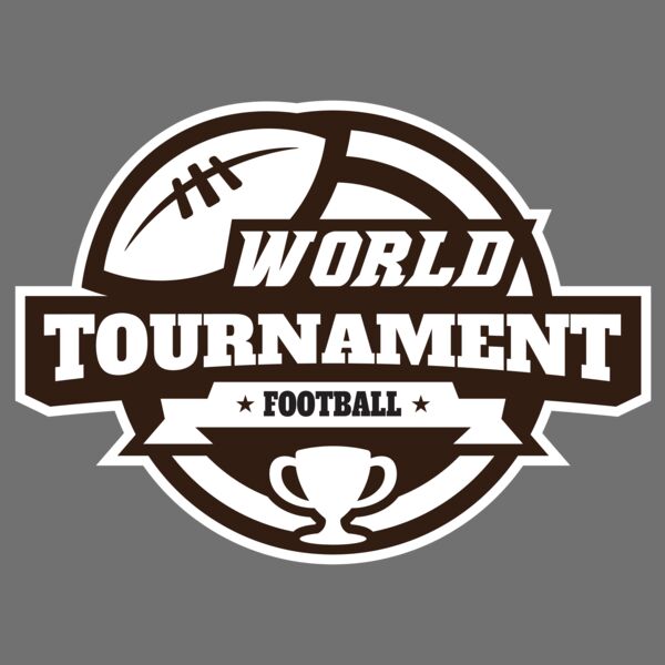 World Tournament Football logo template Thumbnail