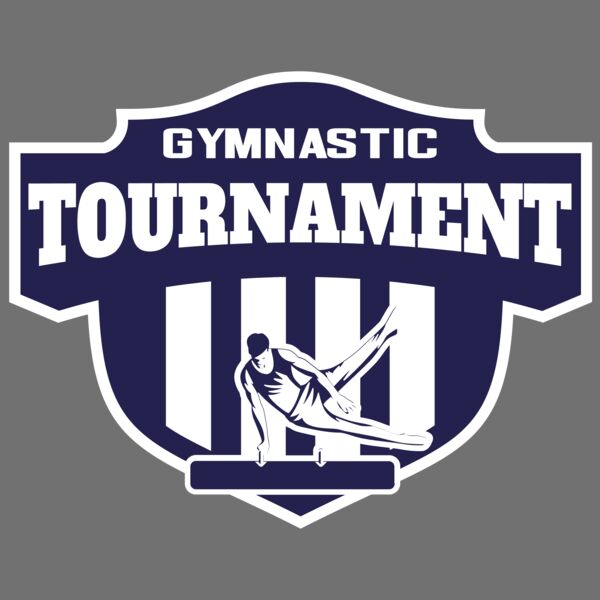 Gymnastic Tournament logo template Thumbnail