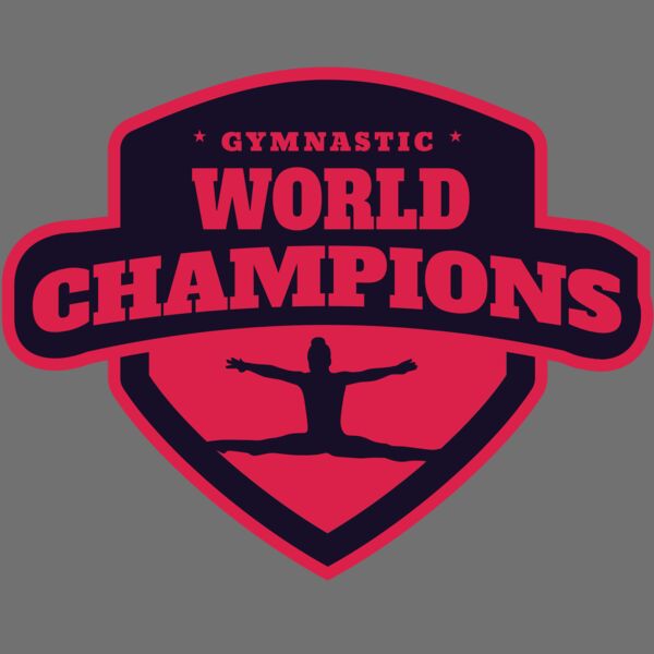 Gymnastic World Champions logo template Thumbnail