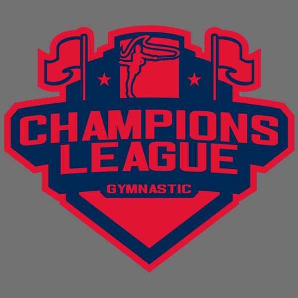 Champions League Gymnastic logo template Thumbnail