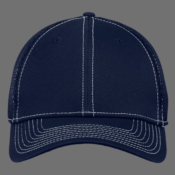 Stretch Mesh Contrast Stitch Cap Thumbnail