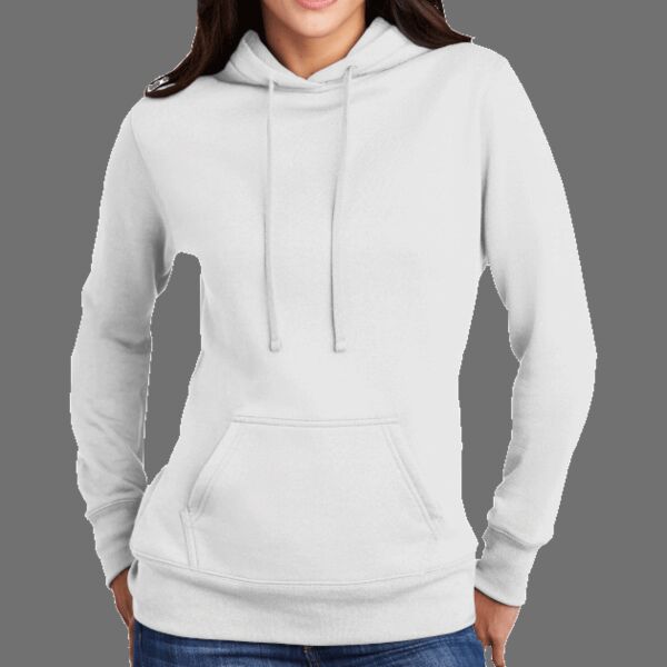 Ladies Core Fleece Pullover Hooded Sweatshirt Thumbnail