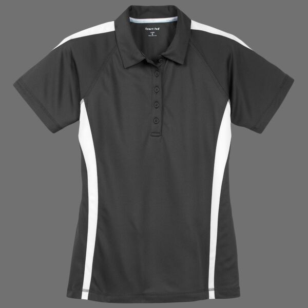 Ladies PosiCharge ® Micro Mesh Colorblock Polo Thumbnail