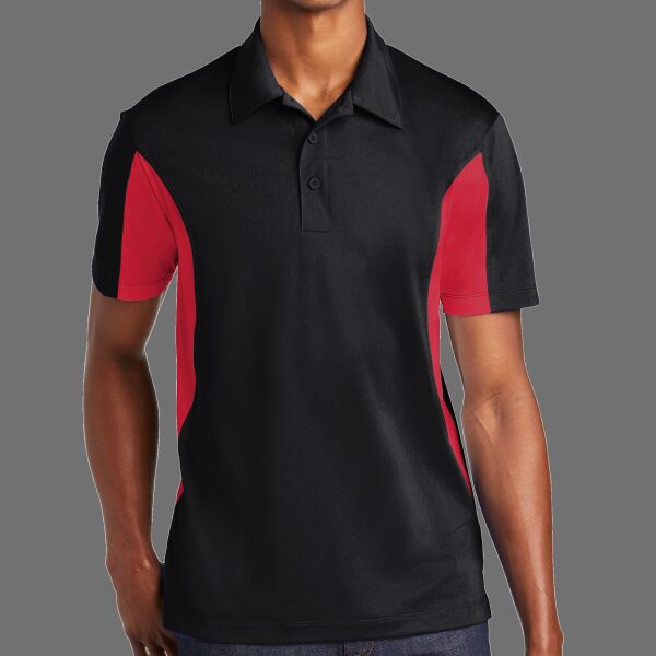Tall Side Blocked Micropique Sport Wick ® Polo Thumbnail