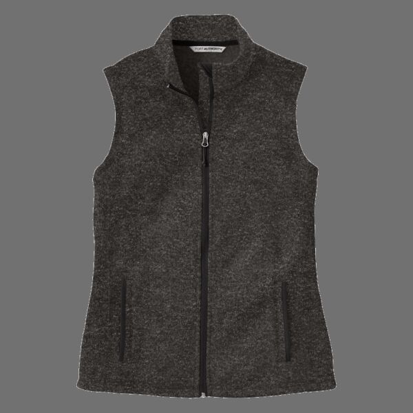 Ladies Sweater Fleece Vest Thumbnail