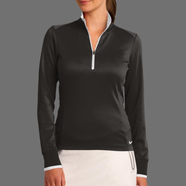 Ladies Dri FIT 1/2 Zip Cover Up Thumbnail