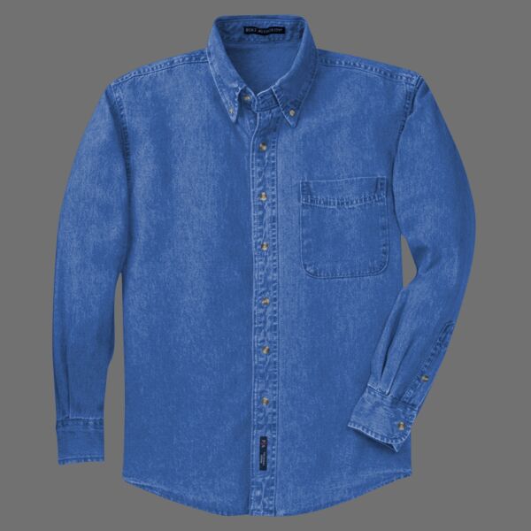 Long Sleeve Denim Shirt Thumbnail