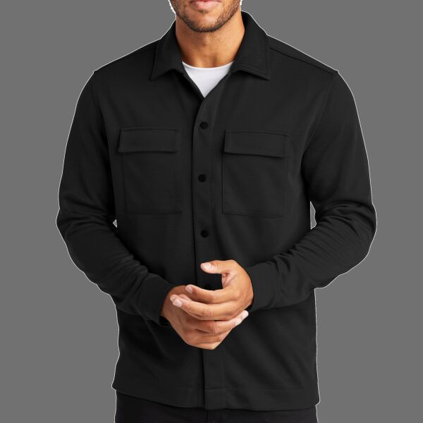 Double Knit Snap Front Jacket Thumbnail