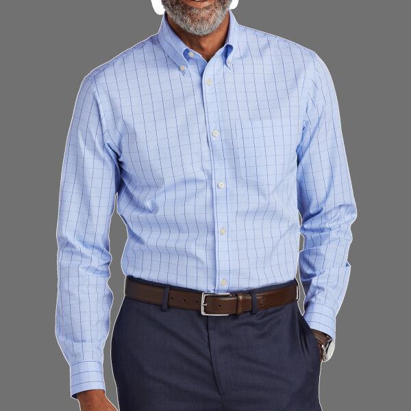 Wrinkle Free Stretch Patterned Shirt Thumbnail