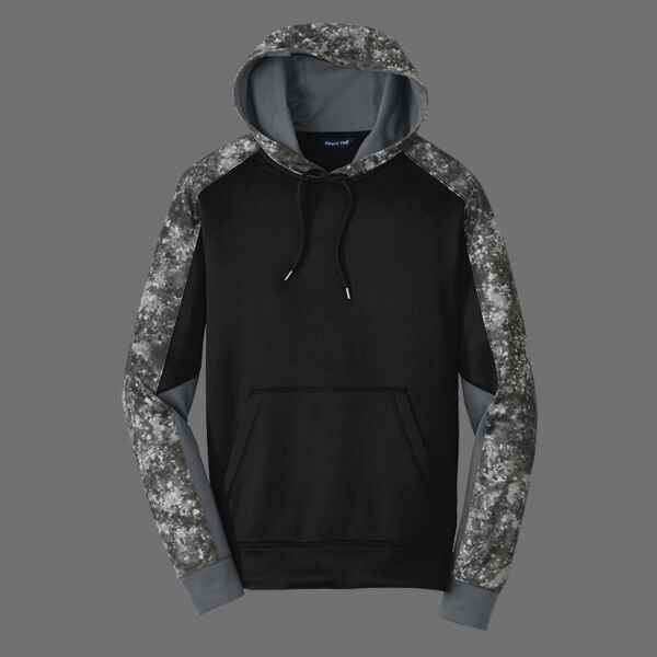 Sport Wick ® Mineral Freeze Fleece Colorblock Hooded Pullover Thumbnail