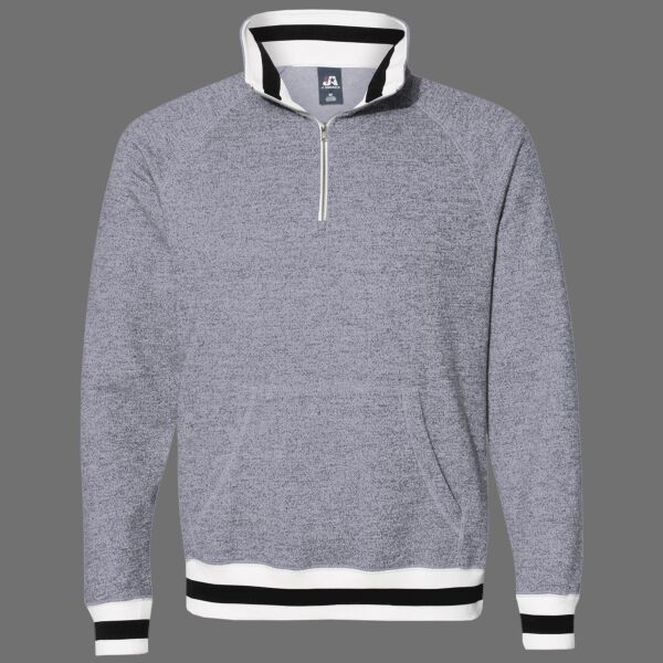 Peppered Fleece Quarter-Zip Sweatshirt Thumbnail