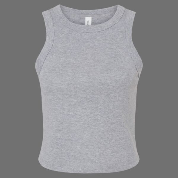 Women's Micro Rib Racer Tank Thumbnail