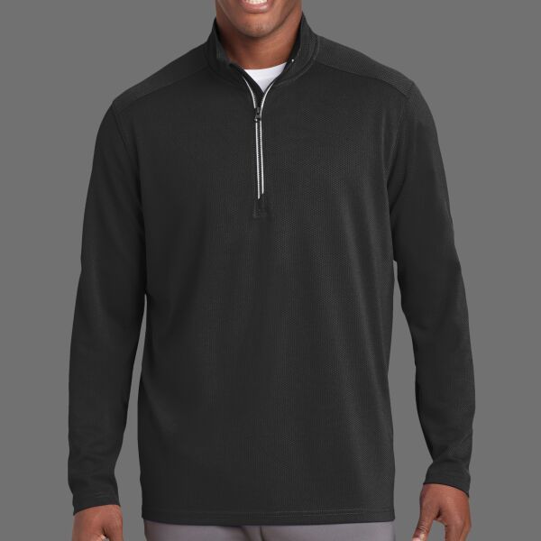 Sport Wick ® Textured 1/4 Zip Pullover Thumbnail