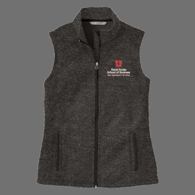DESOB - Ladies Sweater Fleece Vest Thumbnail