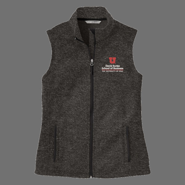 DESOB - Ladies Sweater Fleece Vest Thumbnail