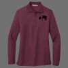 Ladies Silk Touch Long Sleeve Polo Thumbnail