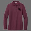 Ladies Silk Touch Long Sleeve Polo Thumbnail