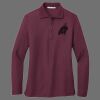 Ladies Silk Touch Long Sleeve Polo Thumbnail