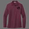 Ladies Silk Touch Long Sleeve Polo Thumbnail