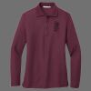 Ladies Silk Touch Long Sleeve Polo Thumbnail